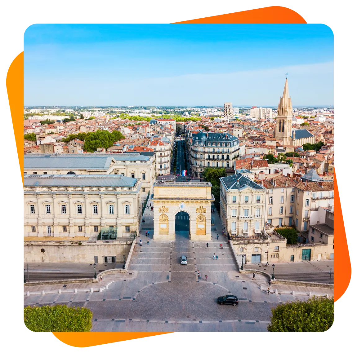 Montpellier-Schweiz-Umzug