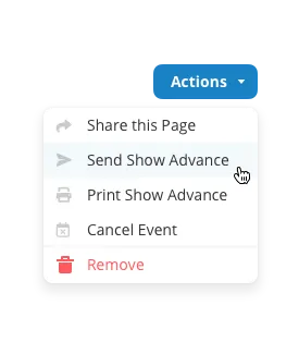 Dashboard mockup