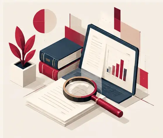 Illustration : analyse d'un dossier à la loupe