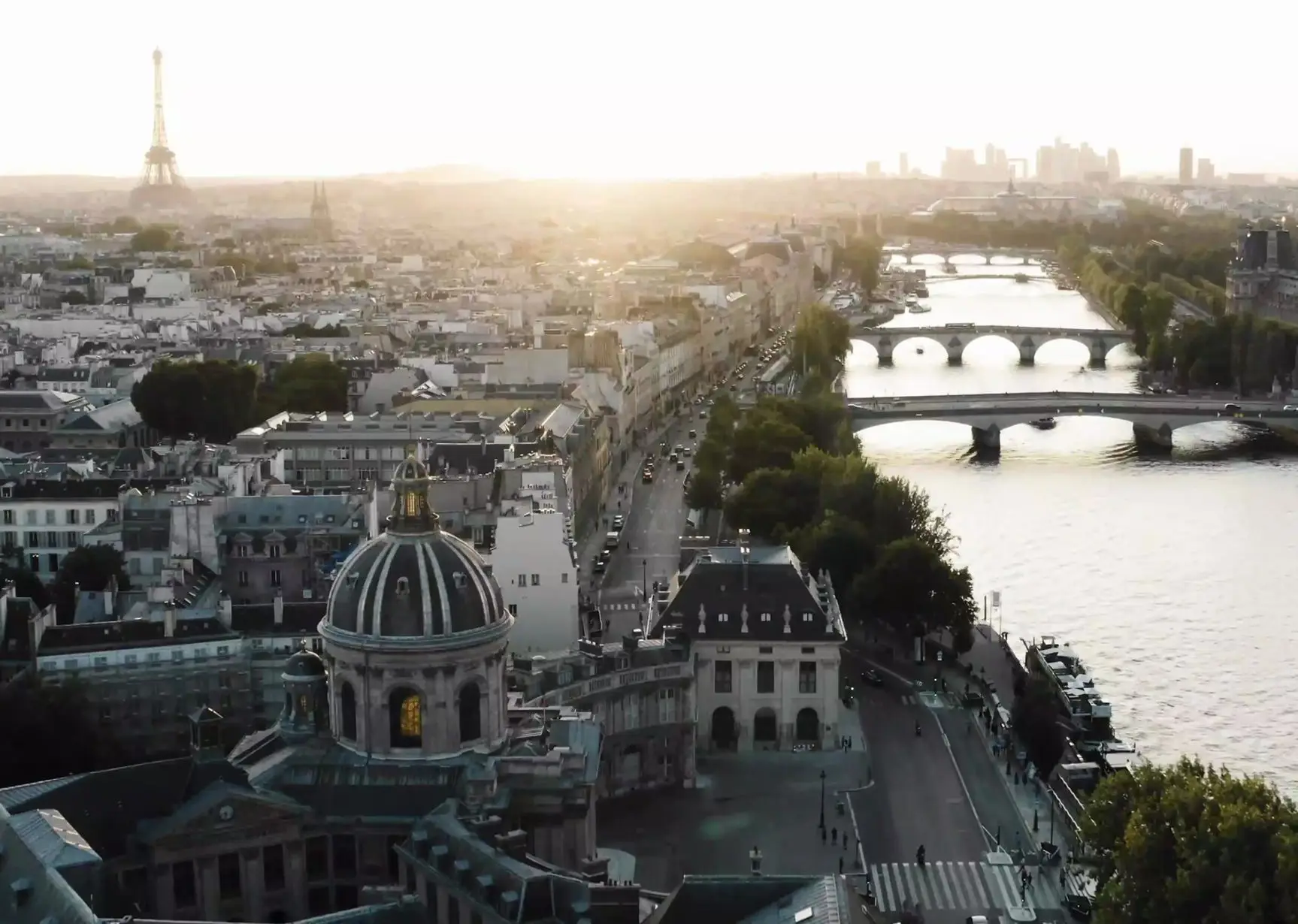 Vue de la Seine à Paris