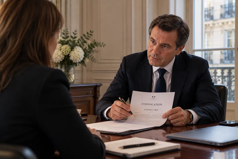 Avocat pour une audition libre