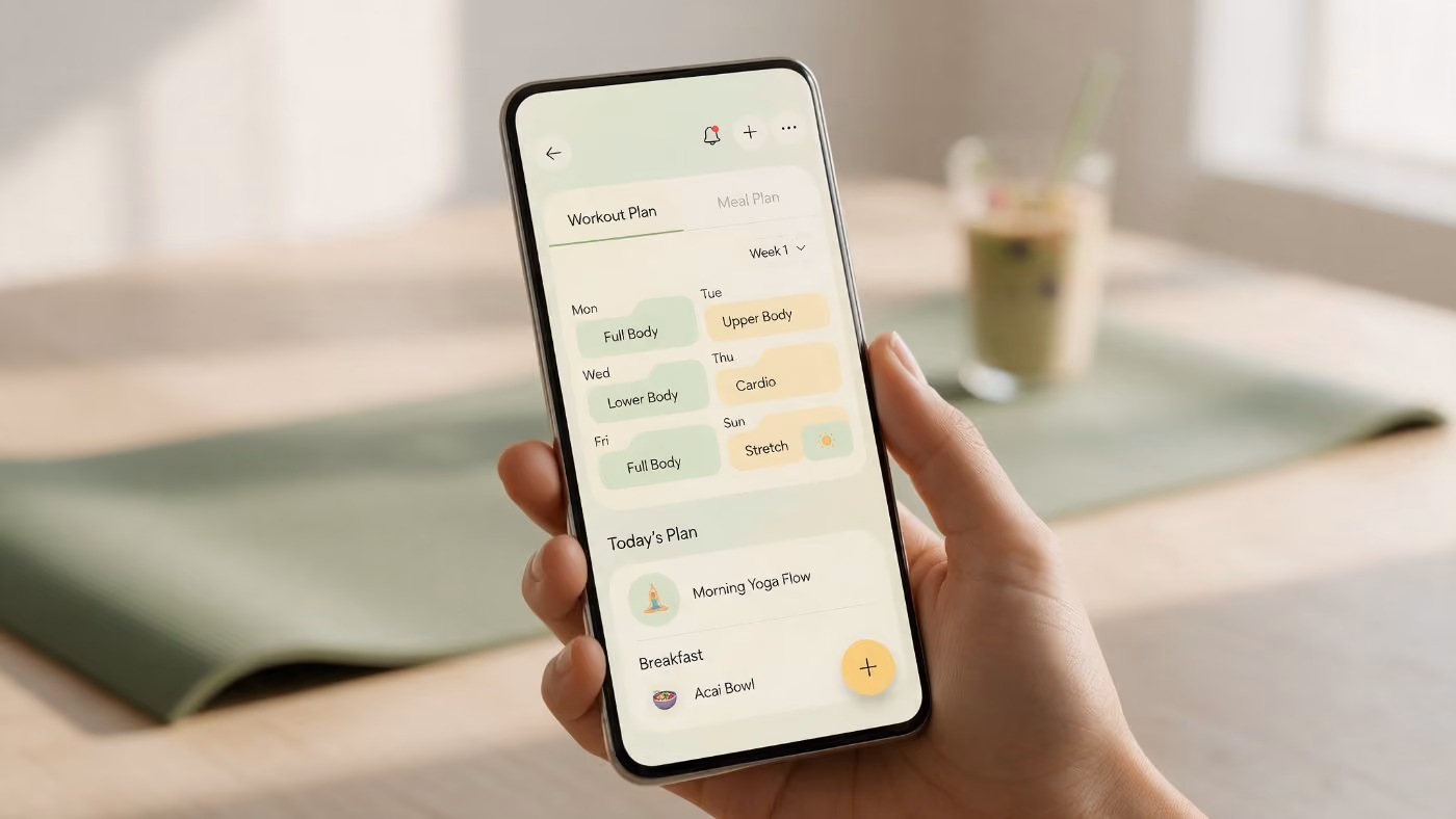Mahdofit member app in hand