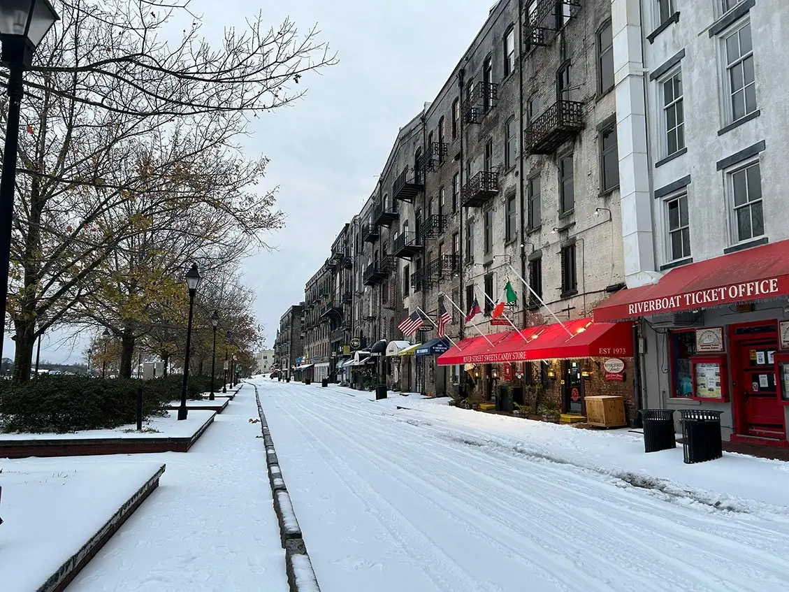 Snow Day in Savannah Photos