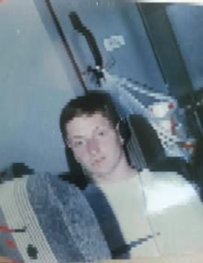 Pete Sena as a teenager