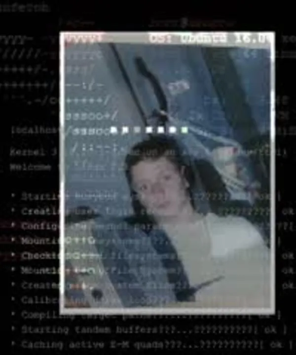Pete Sena at an early computer