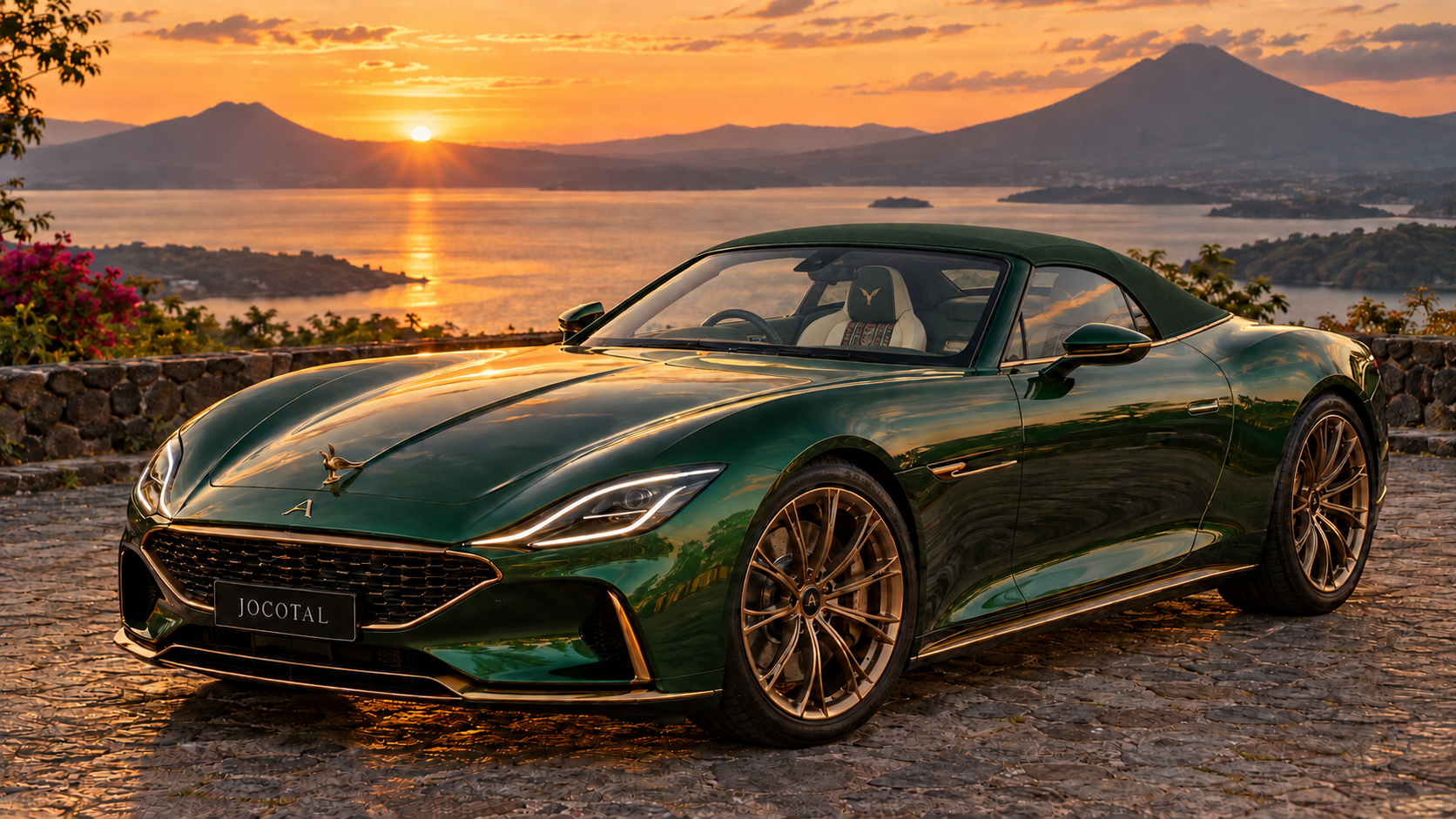 Quetzal Jocotal Emerald Green exterior with Forest Green soft top
