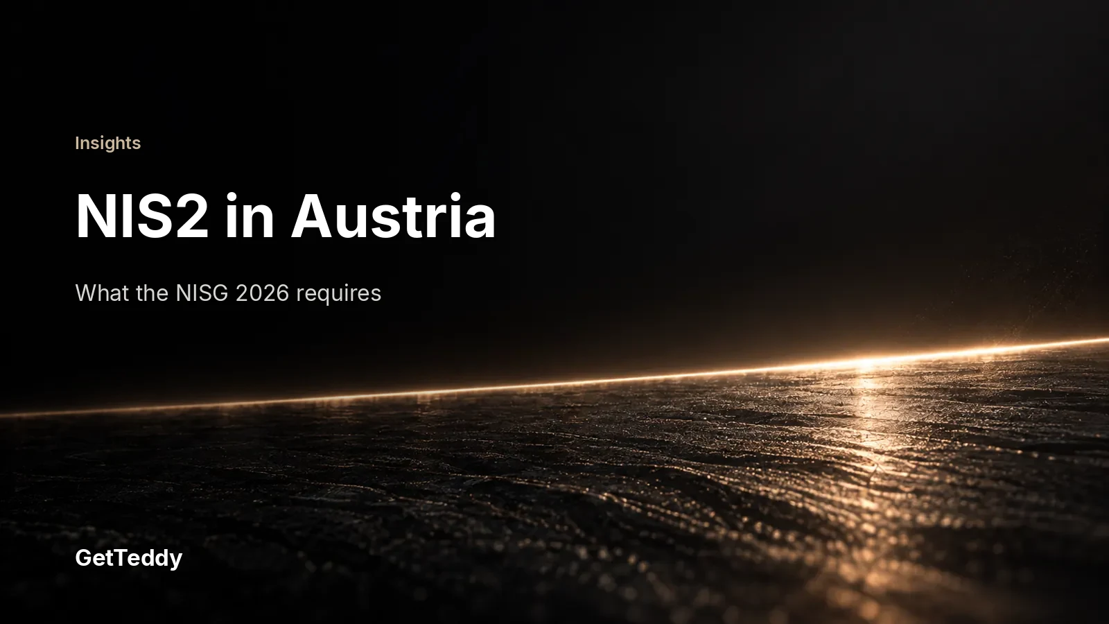 NIS2 in Austria: what the NISG 2026 requires since 1 October 2026