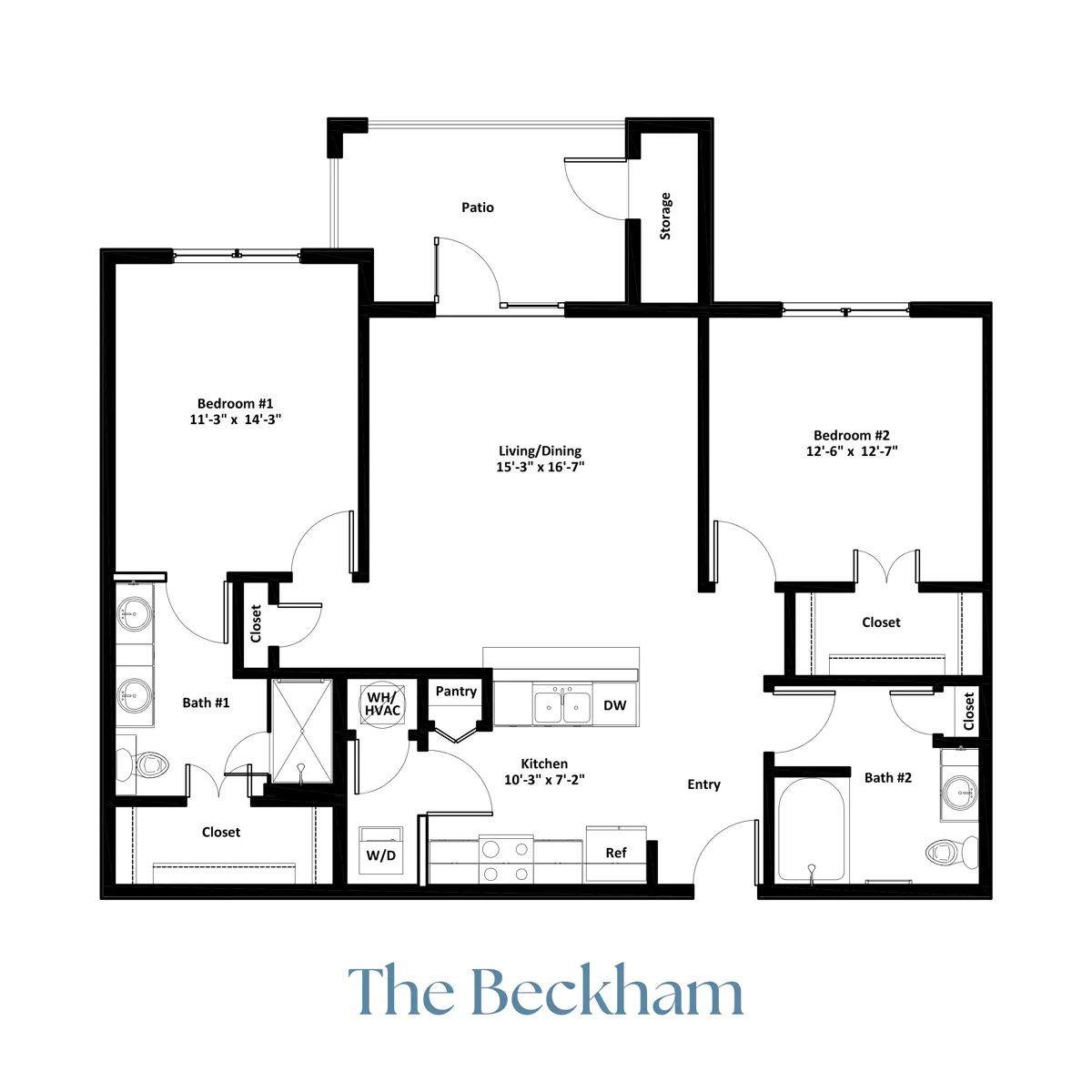 The Beckham floor plan