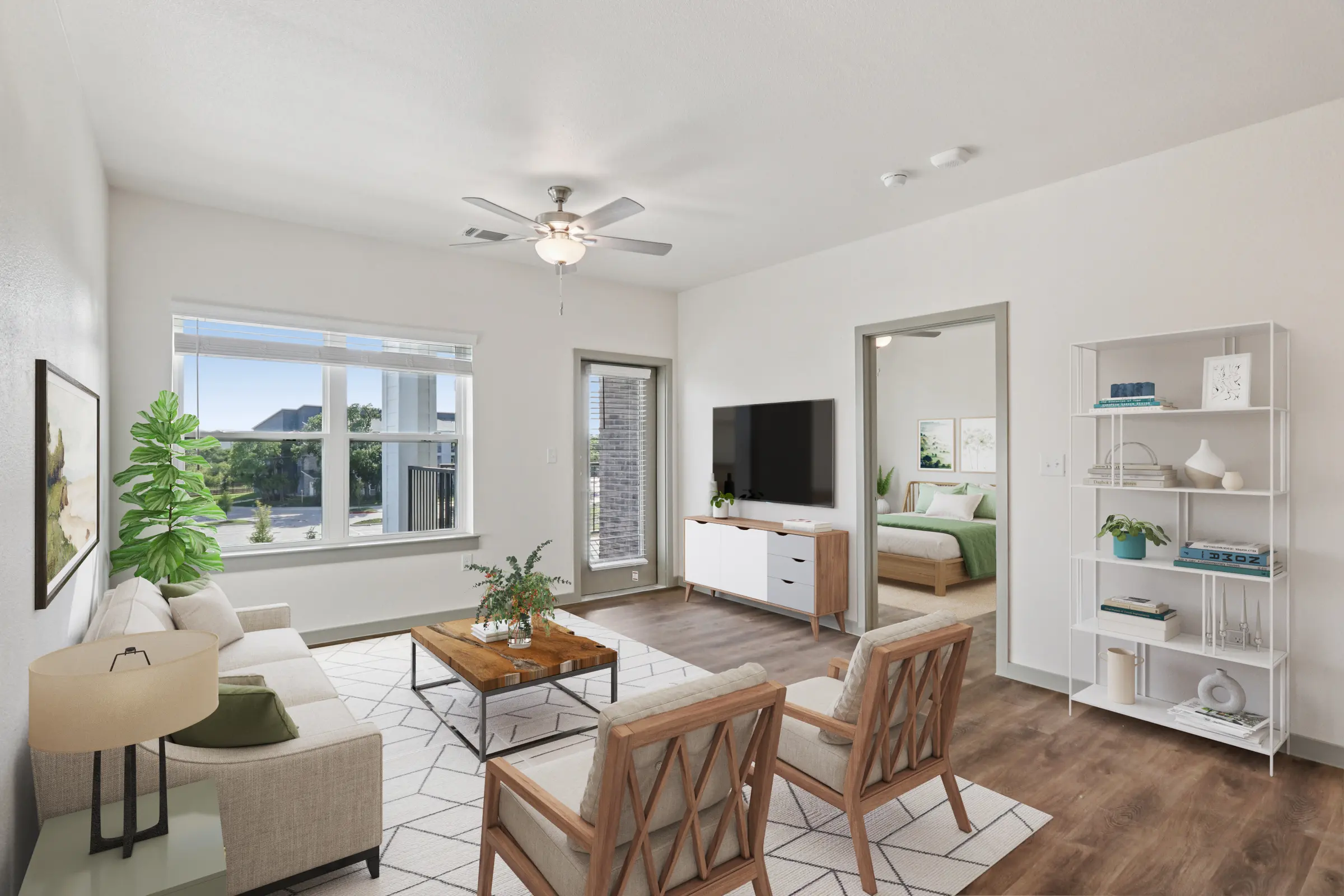 Furnished living room