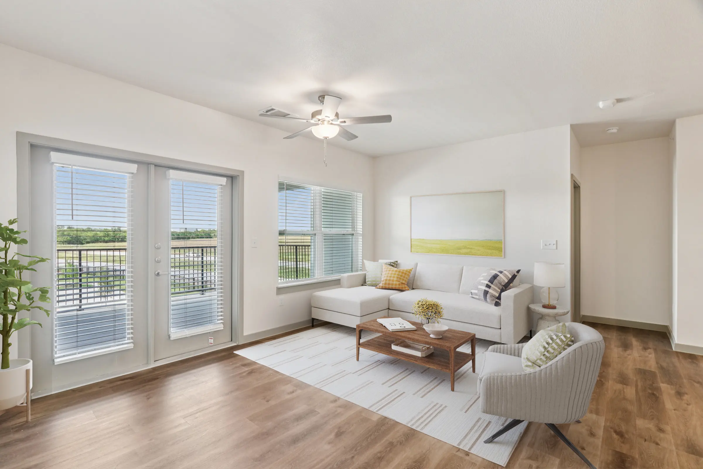 Furnished living room