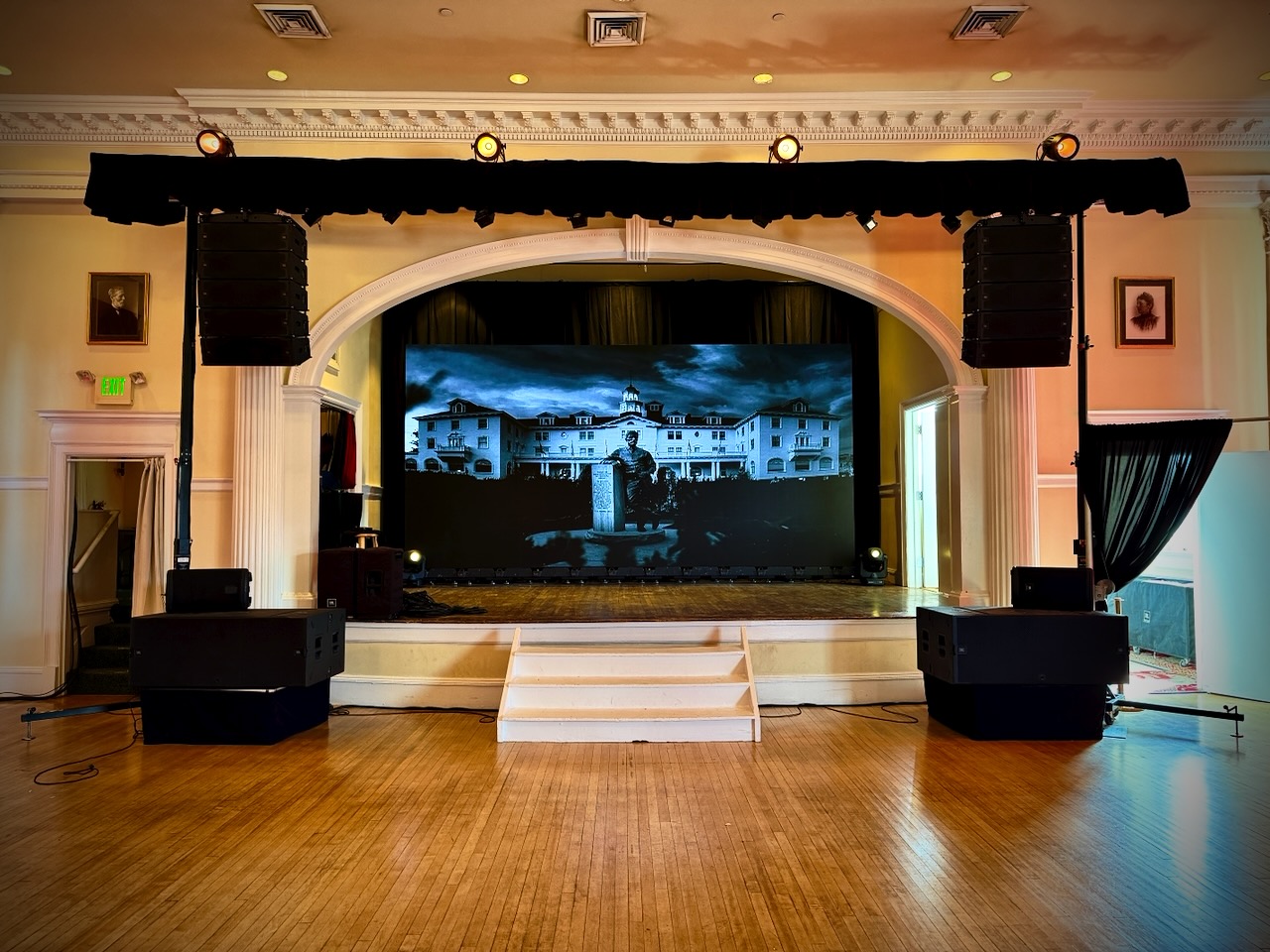 LED Install at Stanley Concert Hall