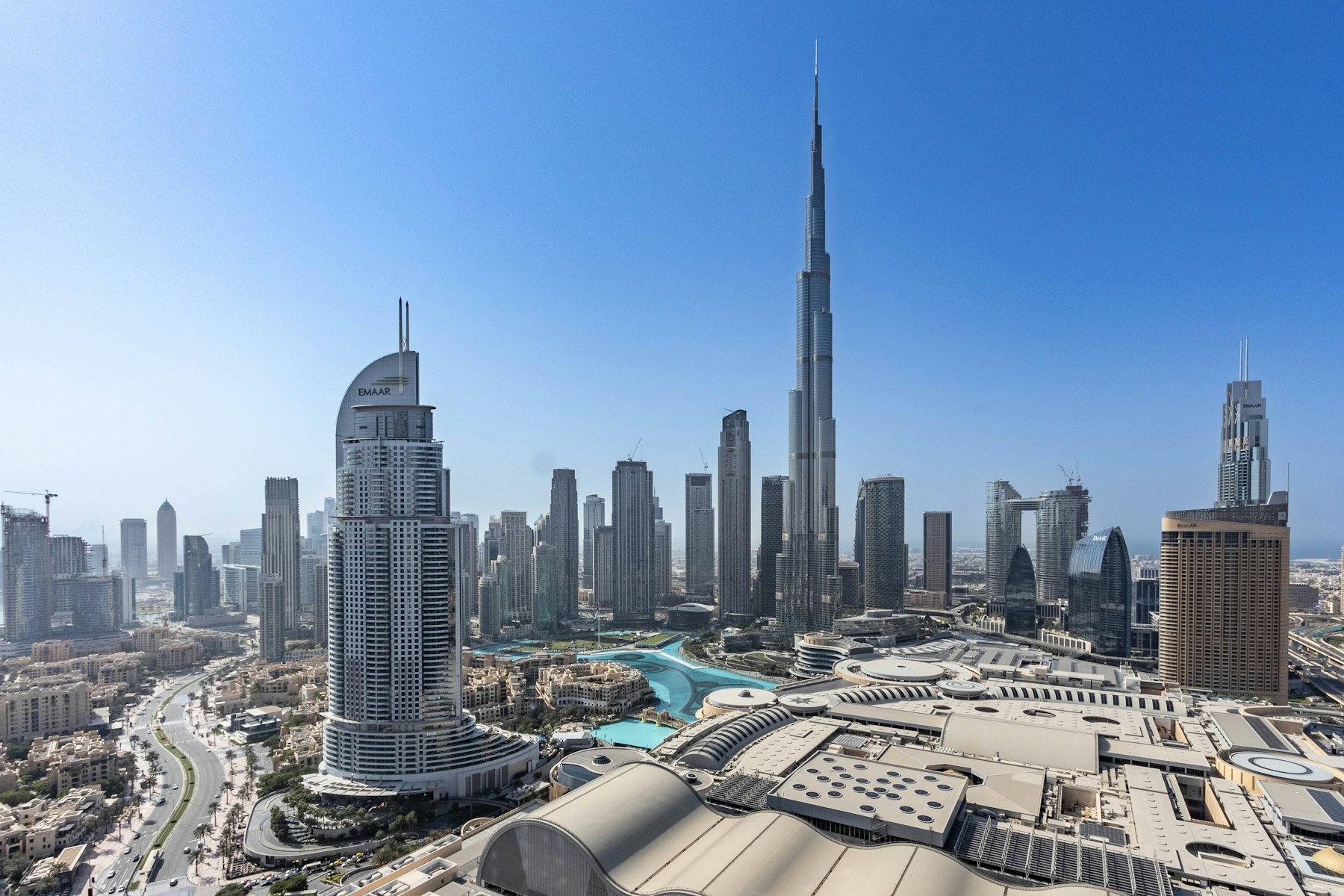 Downtown Dubai and the Burj Khalifa