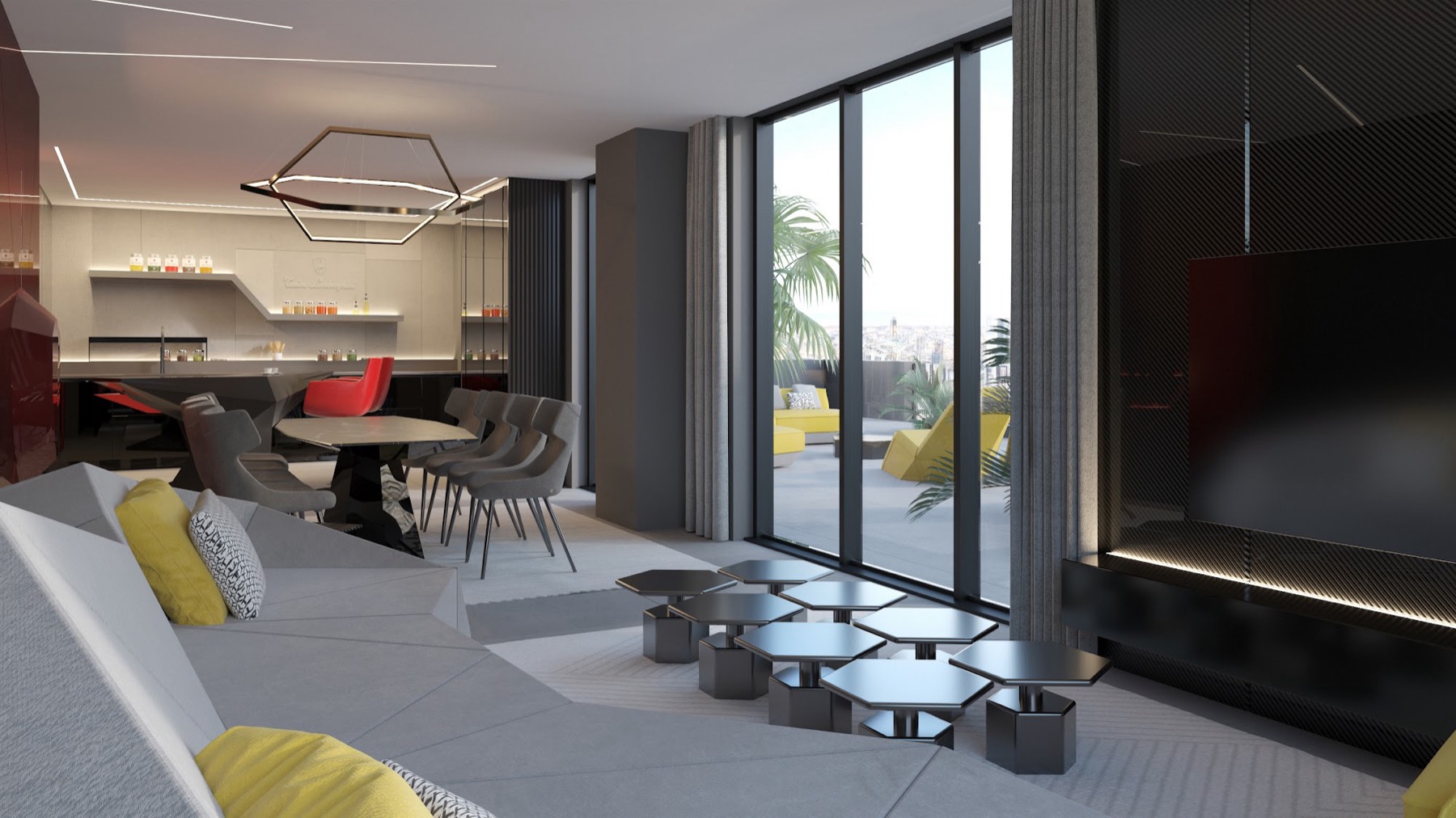 Tonino Lamborghini Residences: living room
