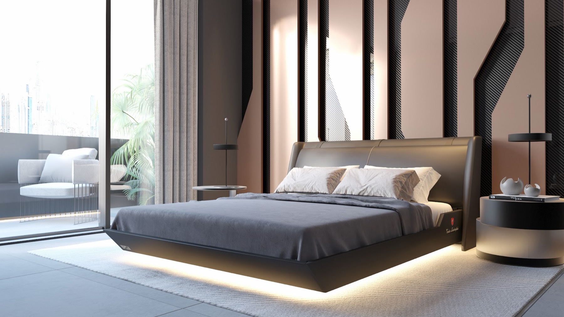 Tonino Lamborghini Residences: master bedroom