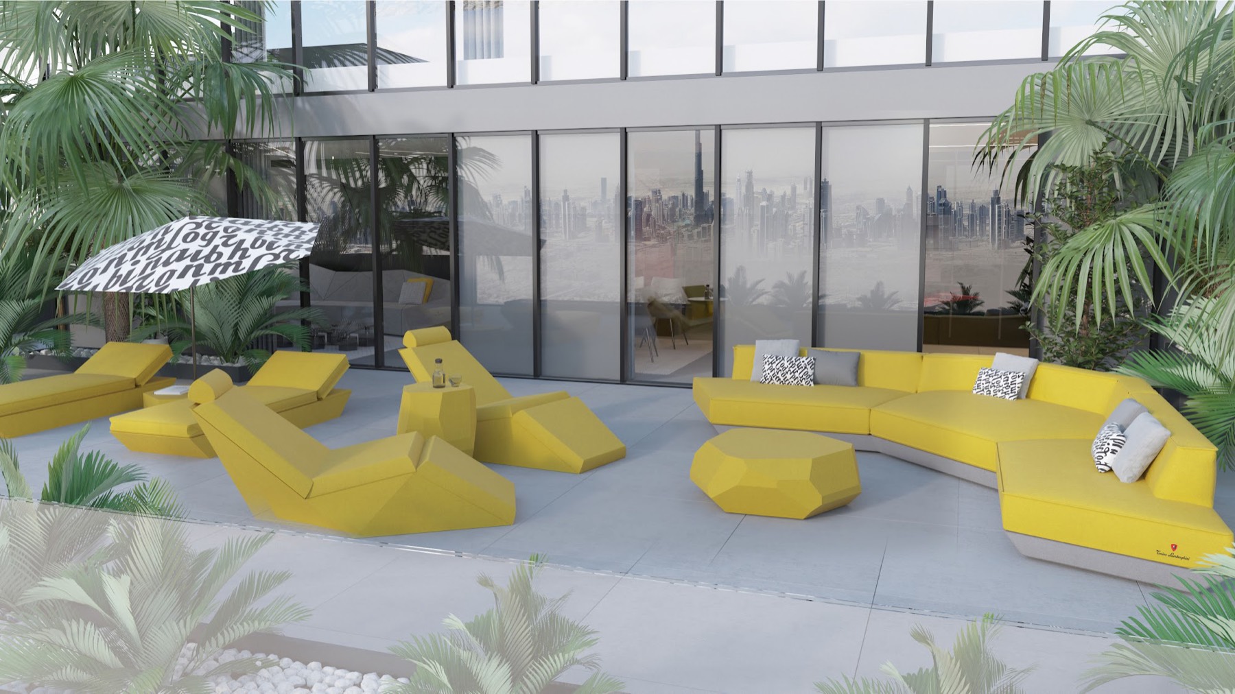 Tonino Lamborghini Residences: terrace