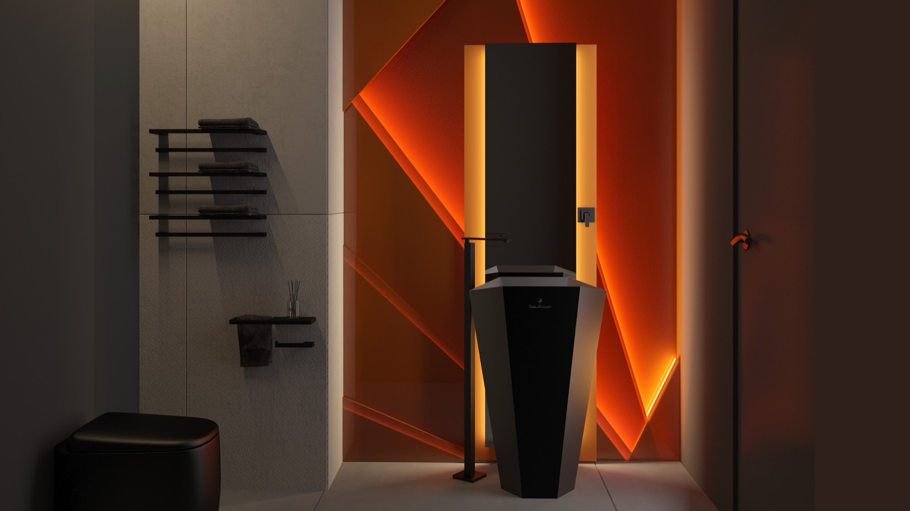 Tonino Lamborghini Residences: guest bathroom