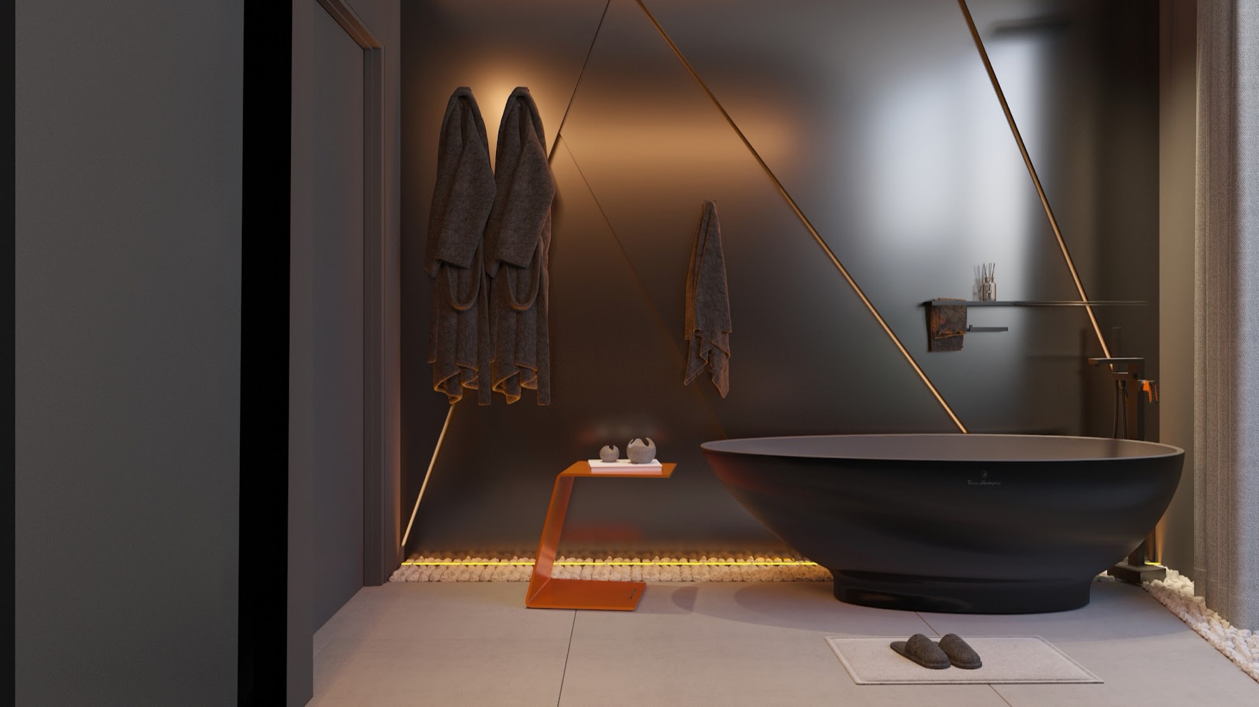 Tonino Lamborghini Residences: spa bathroom