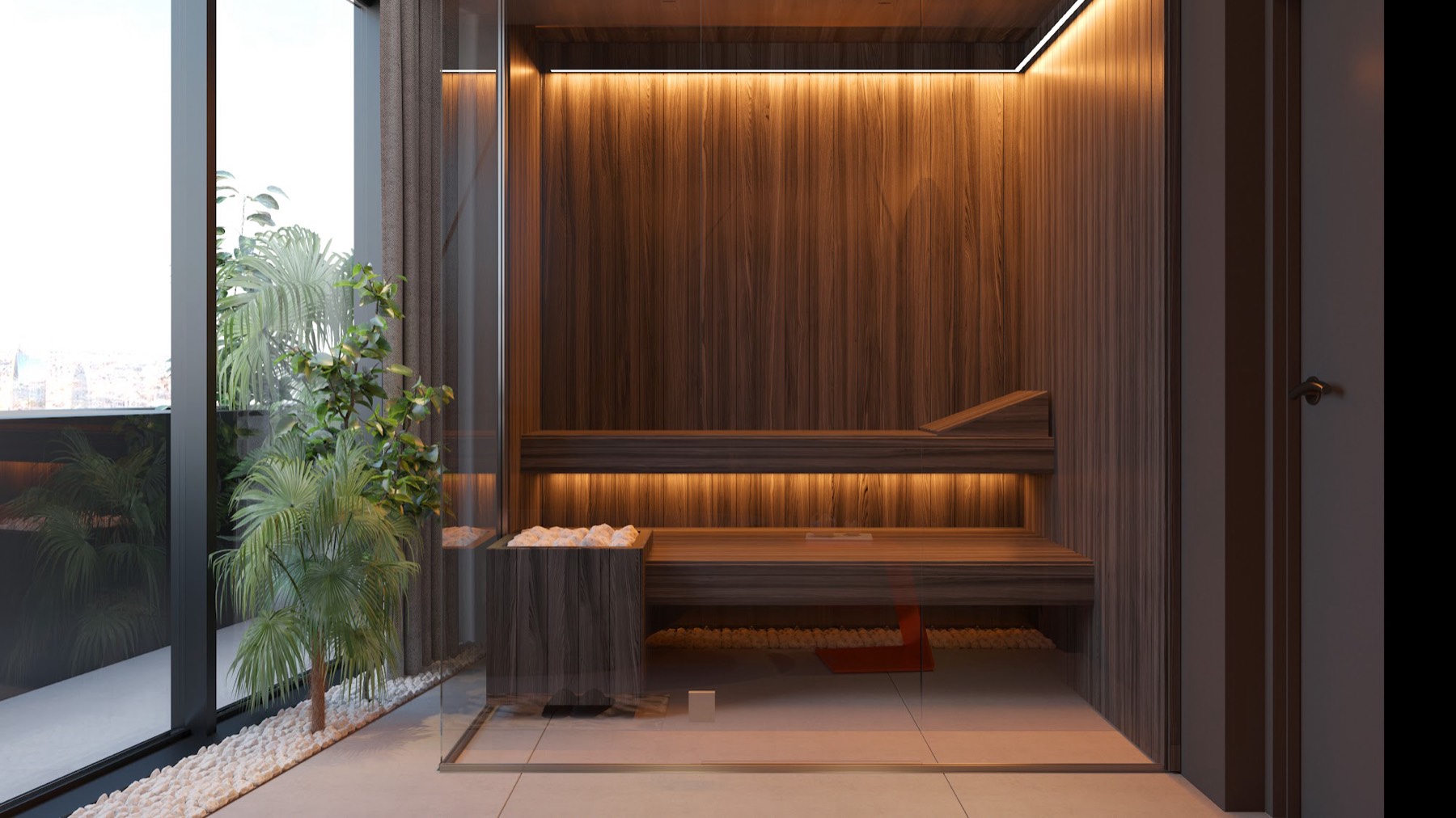 Tonino Lamborghini Residences: sauna