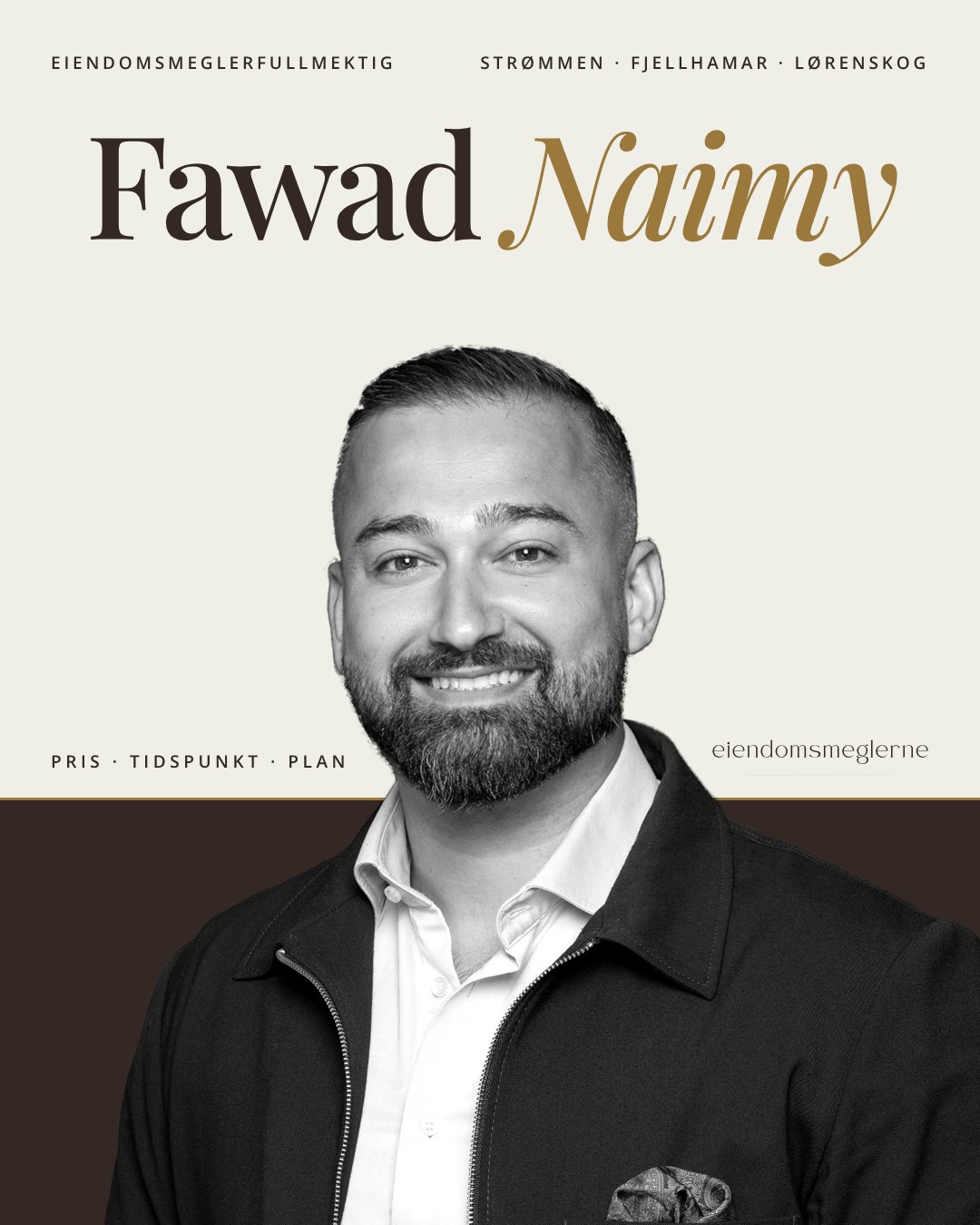 Annonse i Fawad Naimys navn til boligeiere på Strømmen, Fjellhamar og Lørenskog