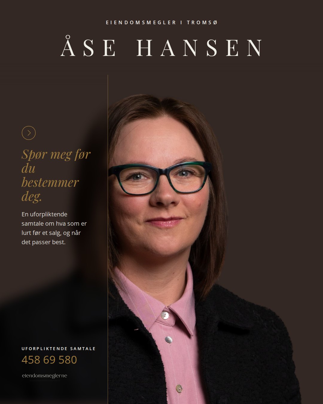 Annonse i Åse Hansens navn til boligeiere i Tromsø