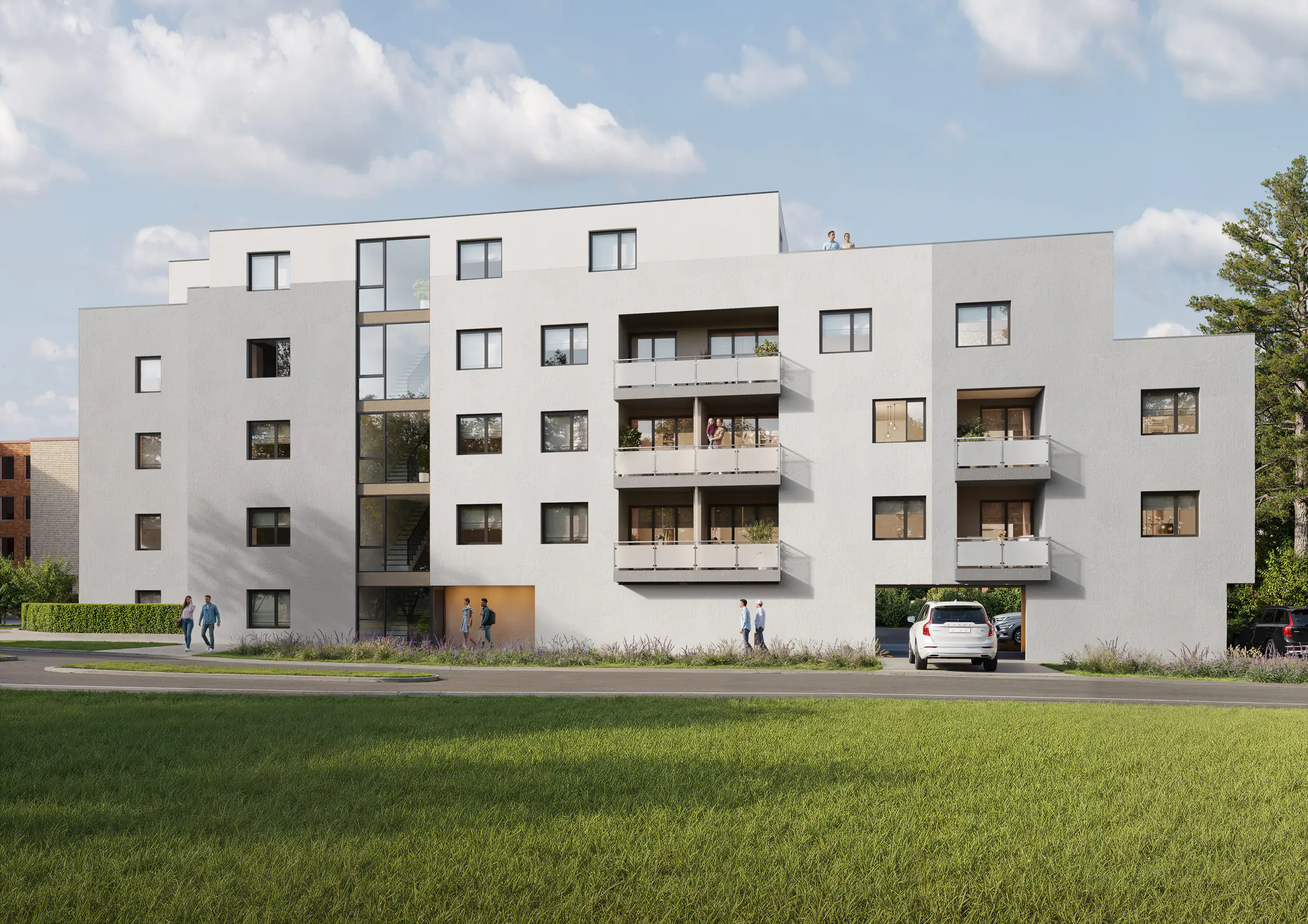 THE BWS 59 in Bergheim-Glessen, Ansicht von der Straße