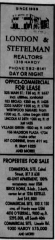 Hattiesburg American company history clipping, March 3, 1989