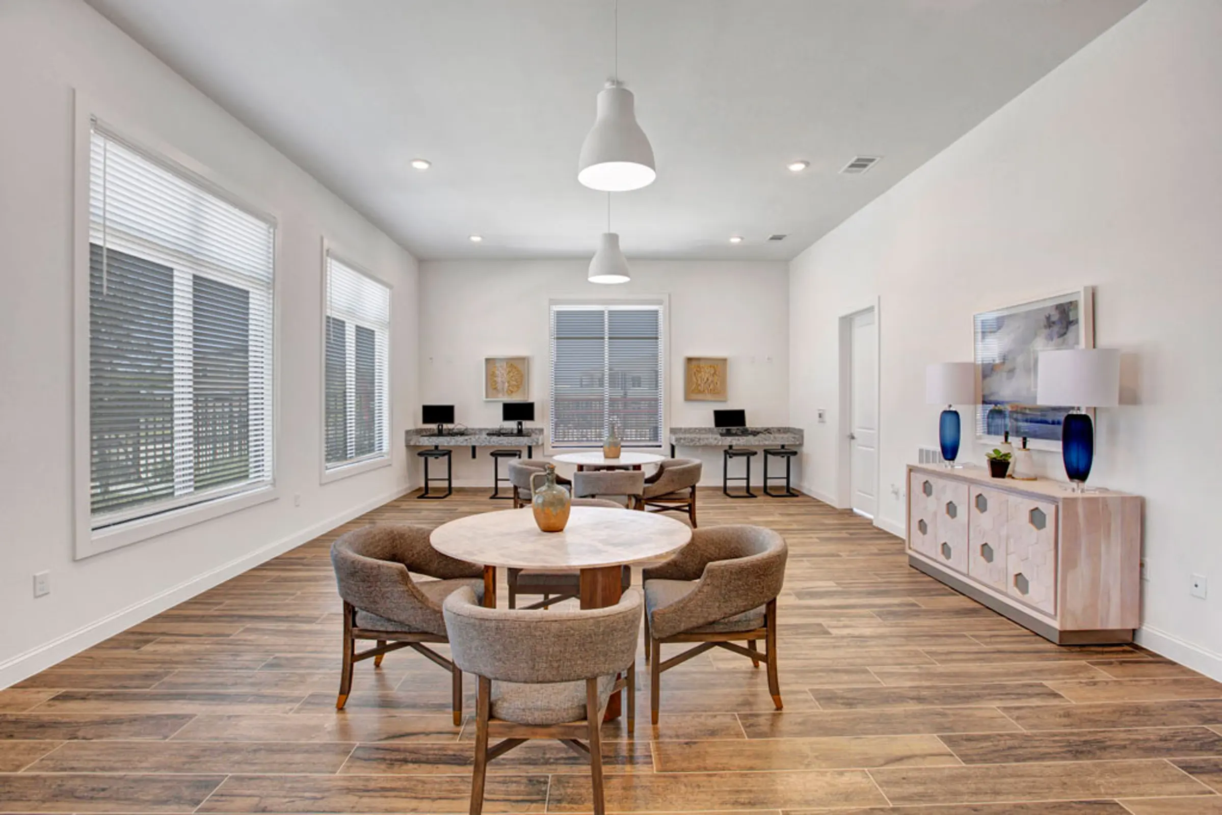 Resident study and lounge area