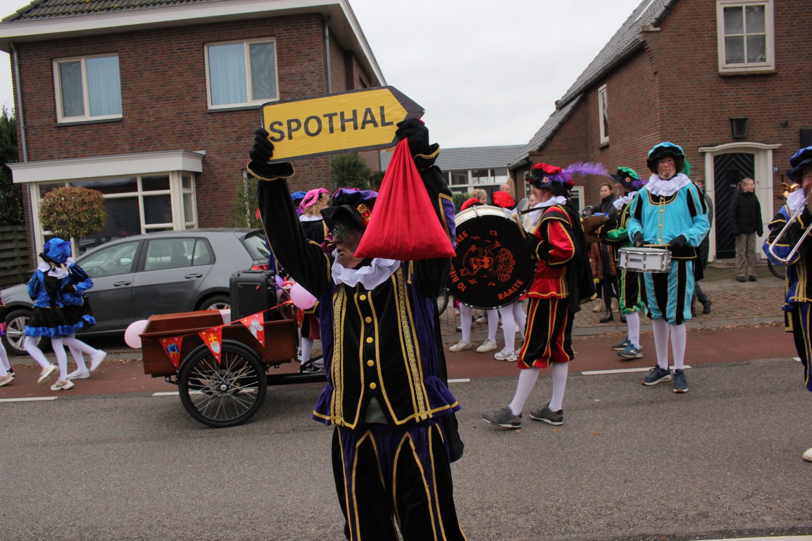 Op weg naar de sporthal