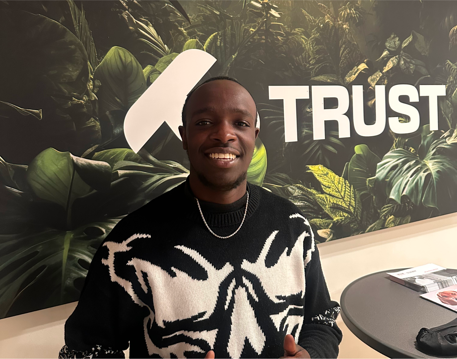 Patrick Karume laat zien dat iedereen in Trust de mogelijkheid heeft om te groeien!