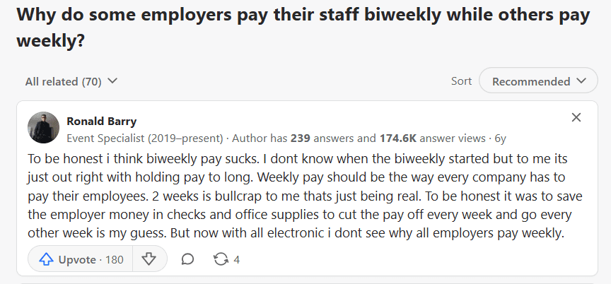 i hate bi-weekly pay