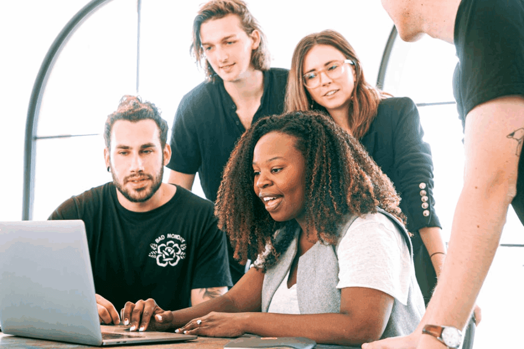 Employees excited about work
