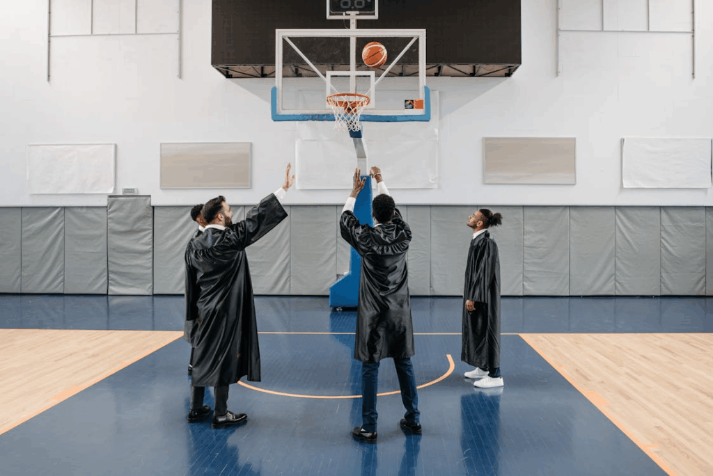 Photo of Men Playing Basketball