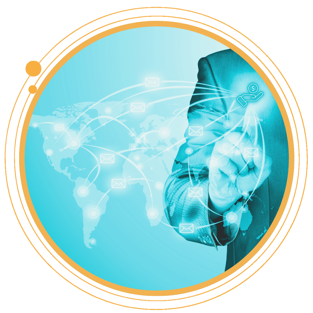 Digital network connecting fund transfers worldwide