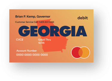 Georgia cash assistance prepaid card