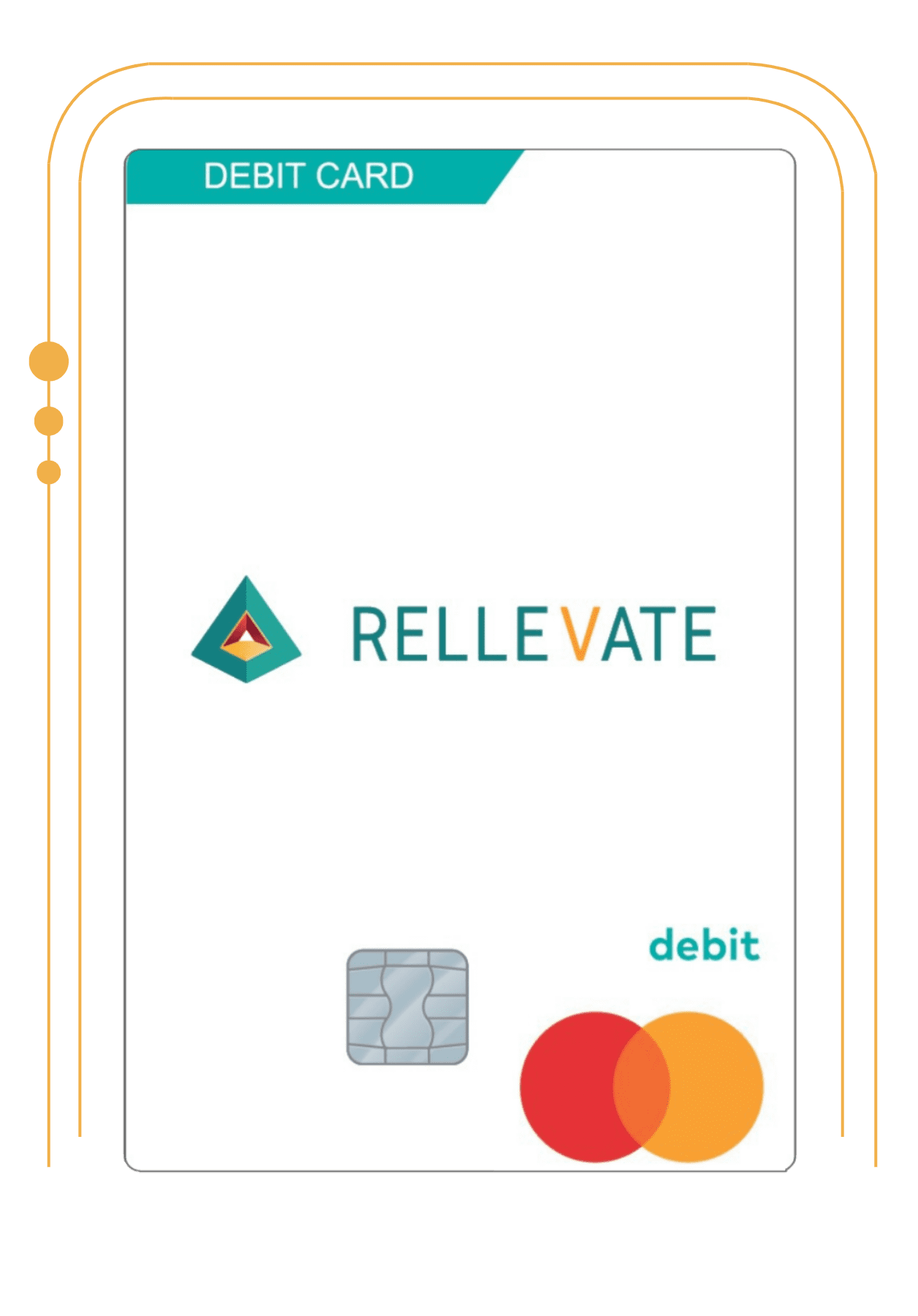 White Mastercard debit card