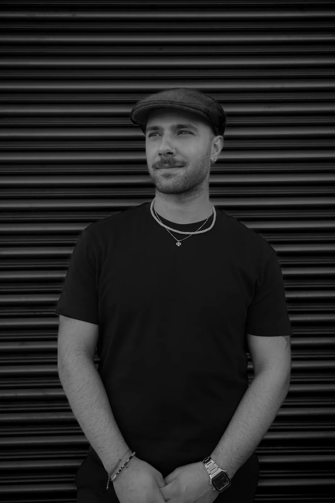 Portrait of Metin Karaatli, tattoo artist at SANS PATRIE/ STUDIO