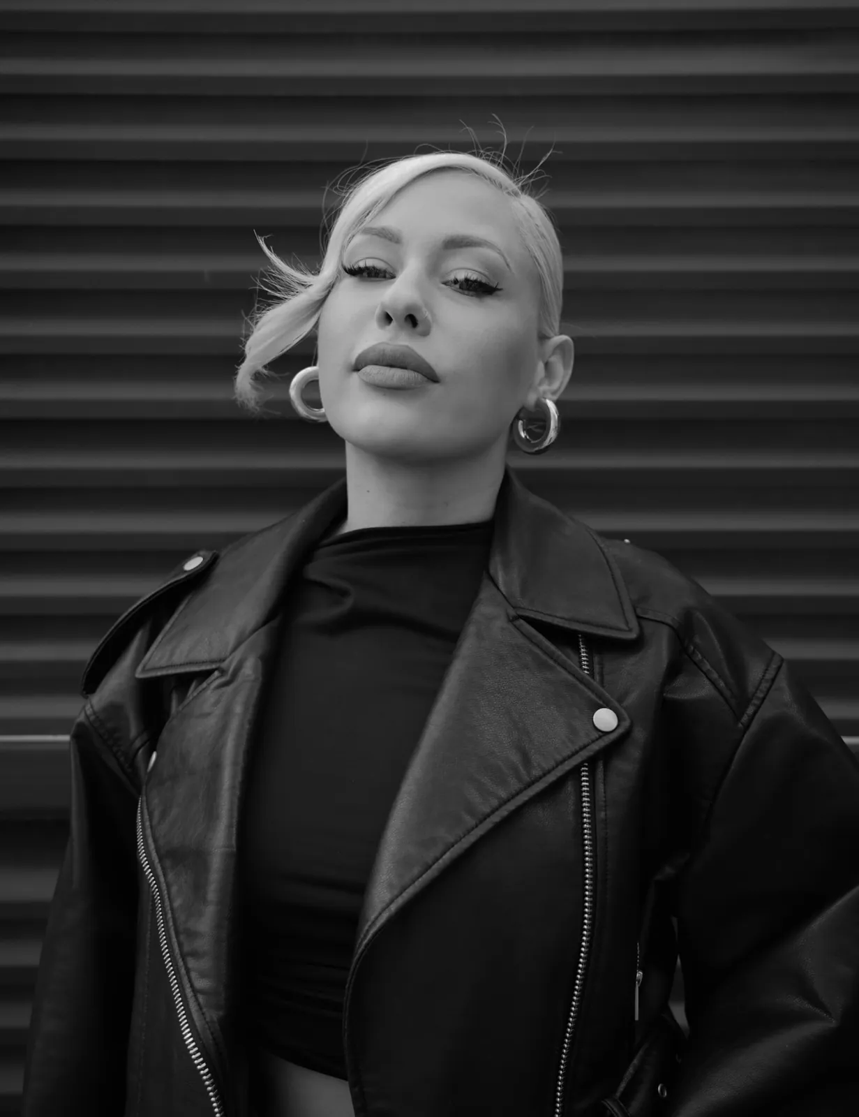 Portrait of Mia Koko, tattoo artist at SANS PATRIE/ STUDIO