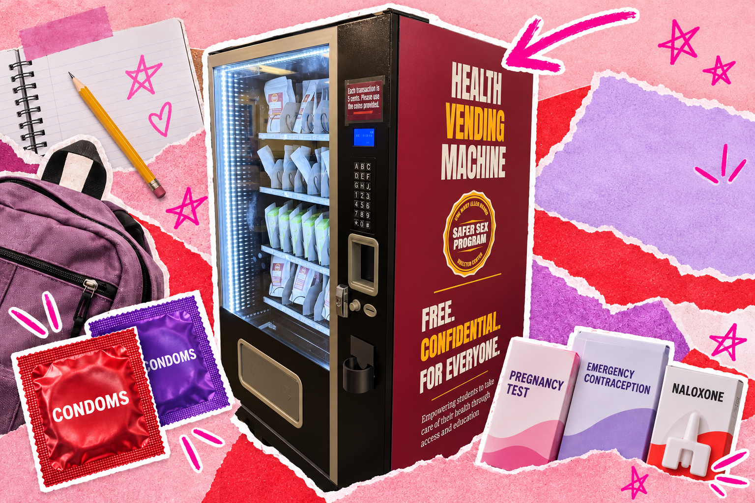 Central Michigan's New Free Vending Machine Stocks Condoms and Plan B
