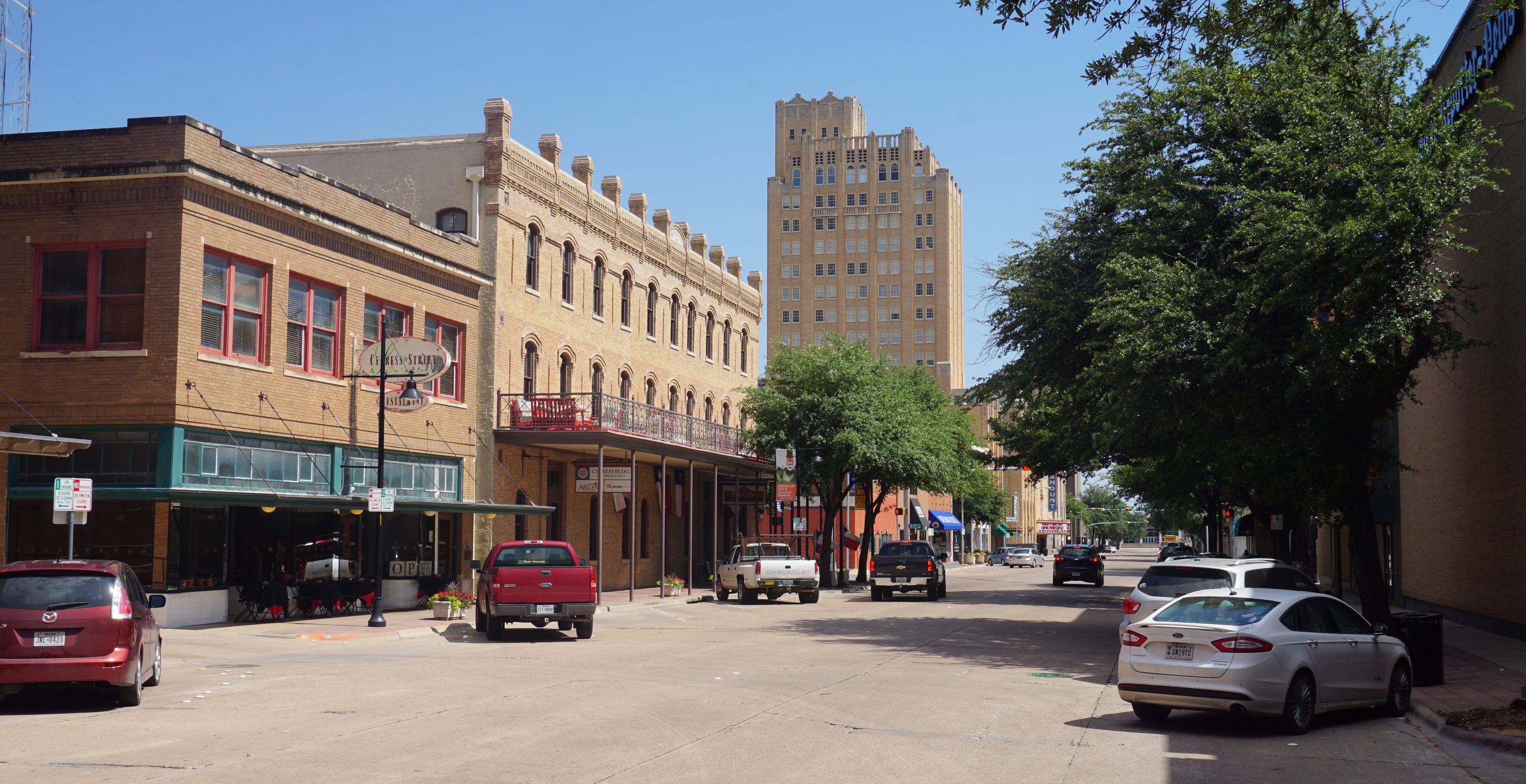 Cypress Street in Abilene, Texas