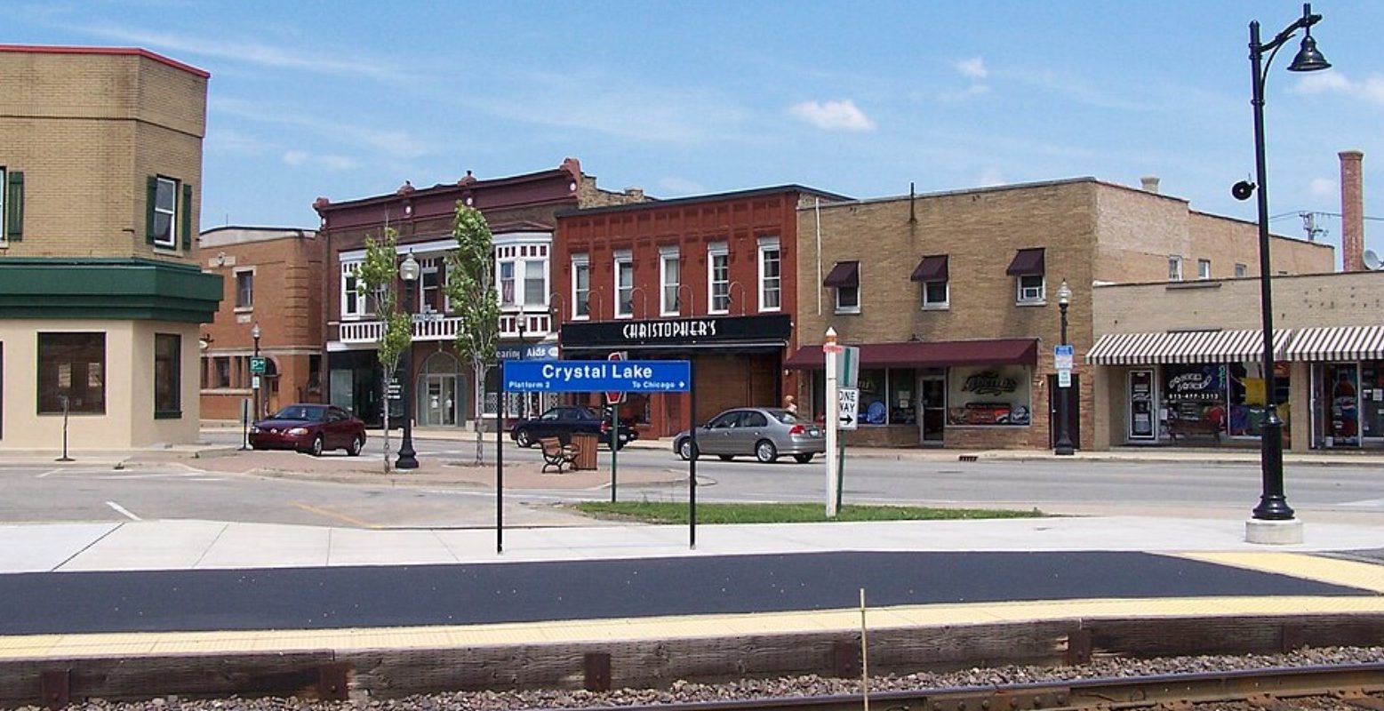 Main Street in Crystal Lake, Illinois