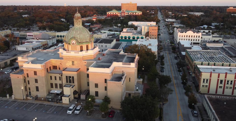 Downtown DeLand looking east