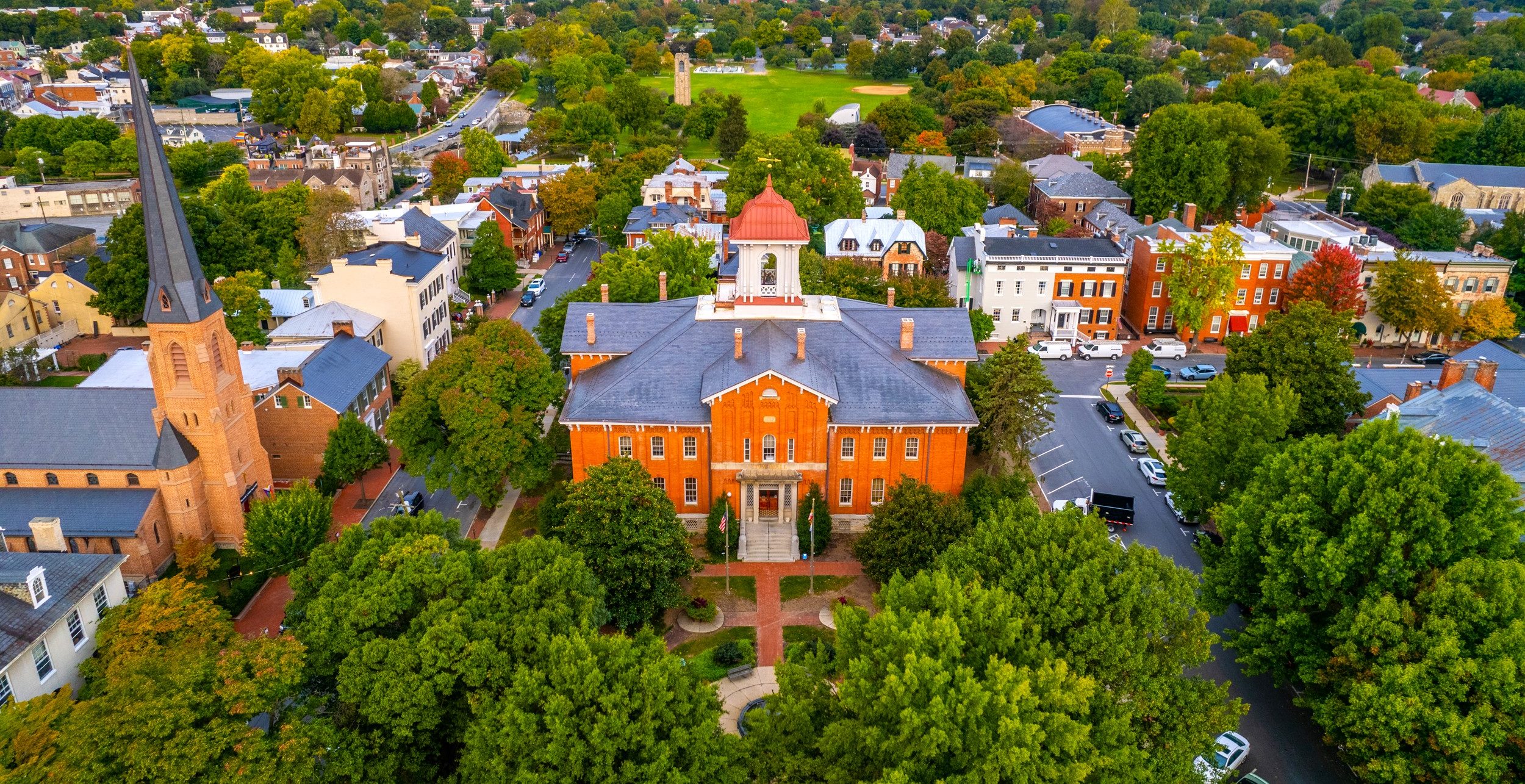 Frederick City Hall Aerial