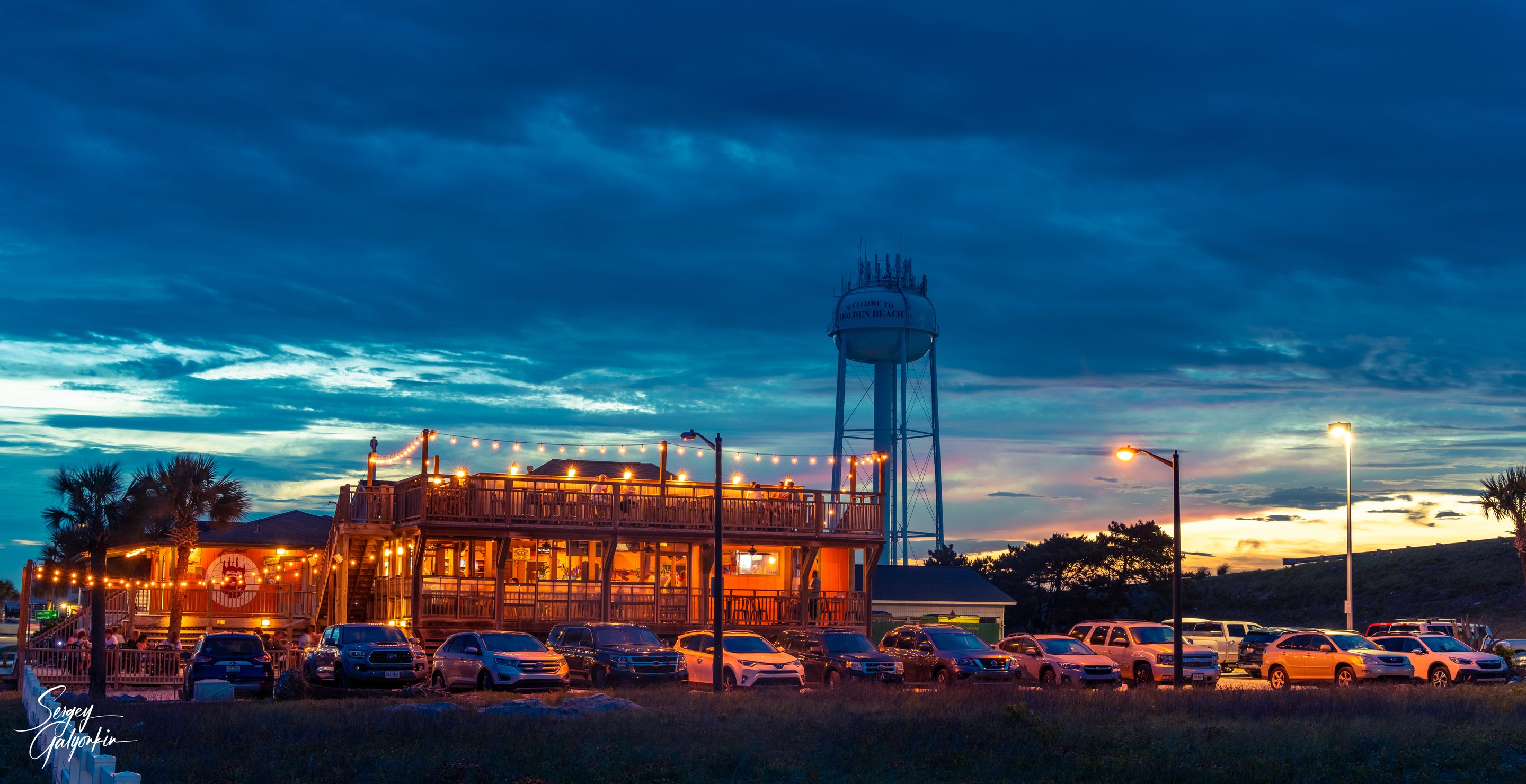 Dusk at Holden Beach, NC
