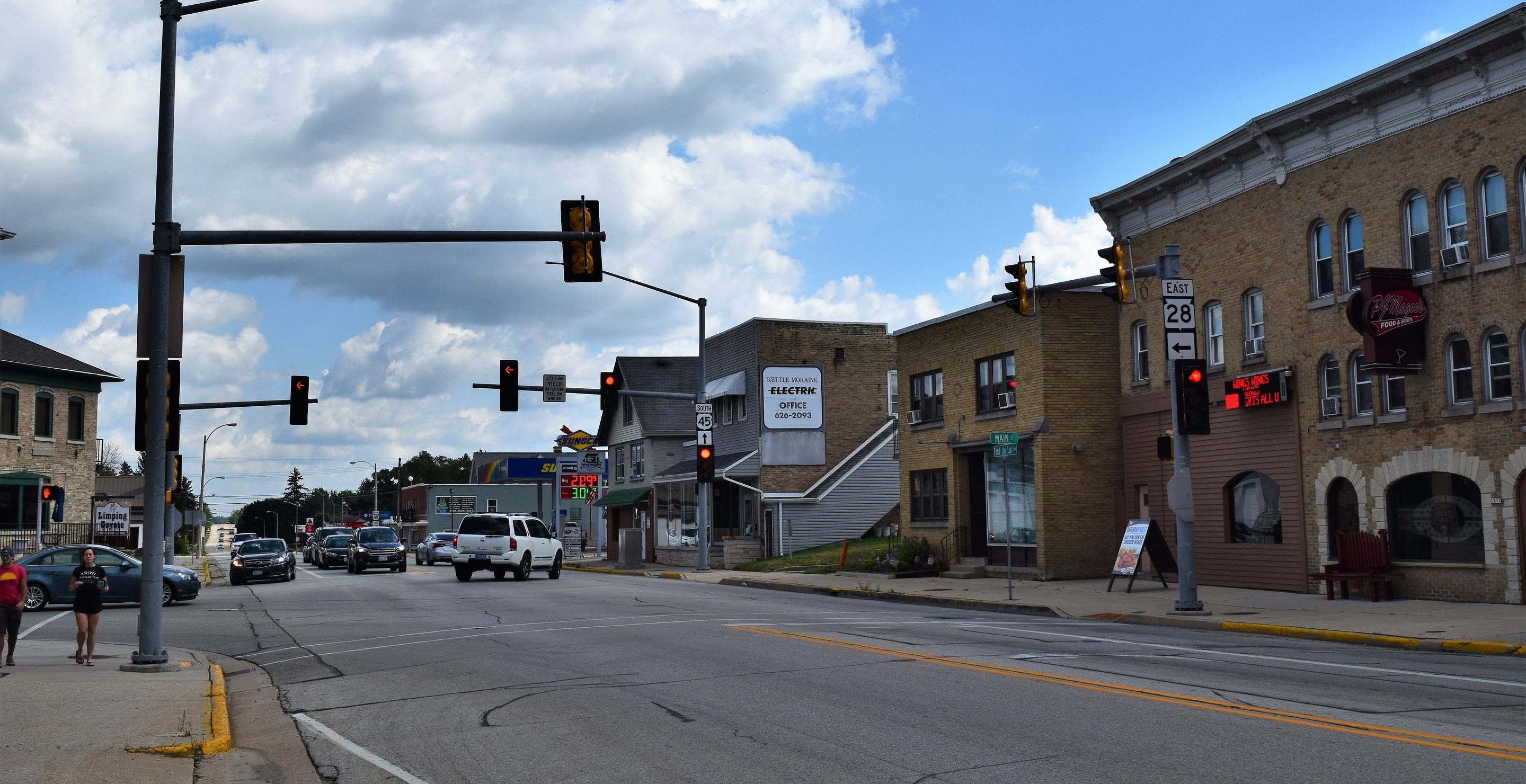 US 45 and WI 28, Kewaskum, WI