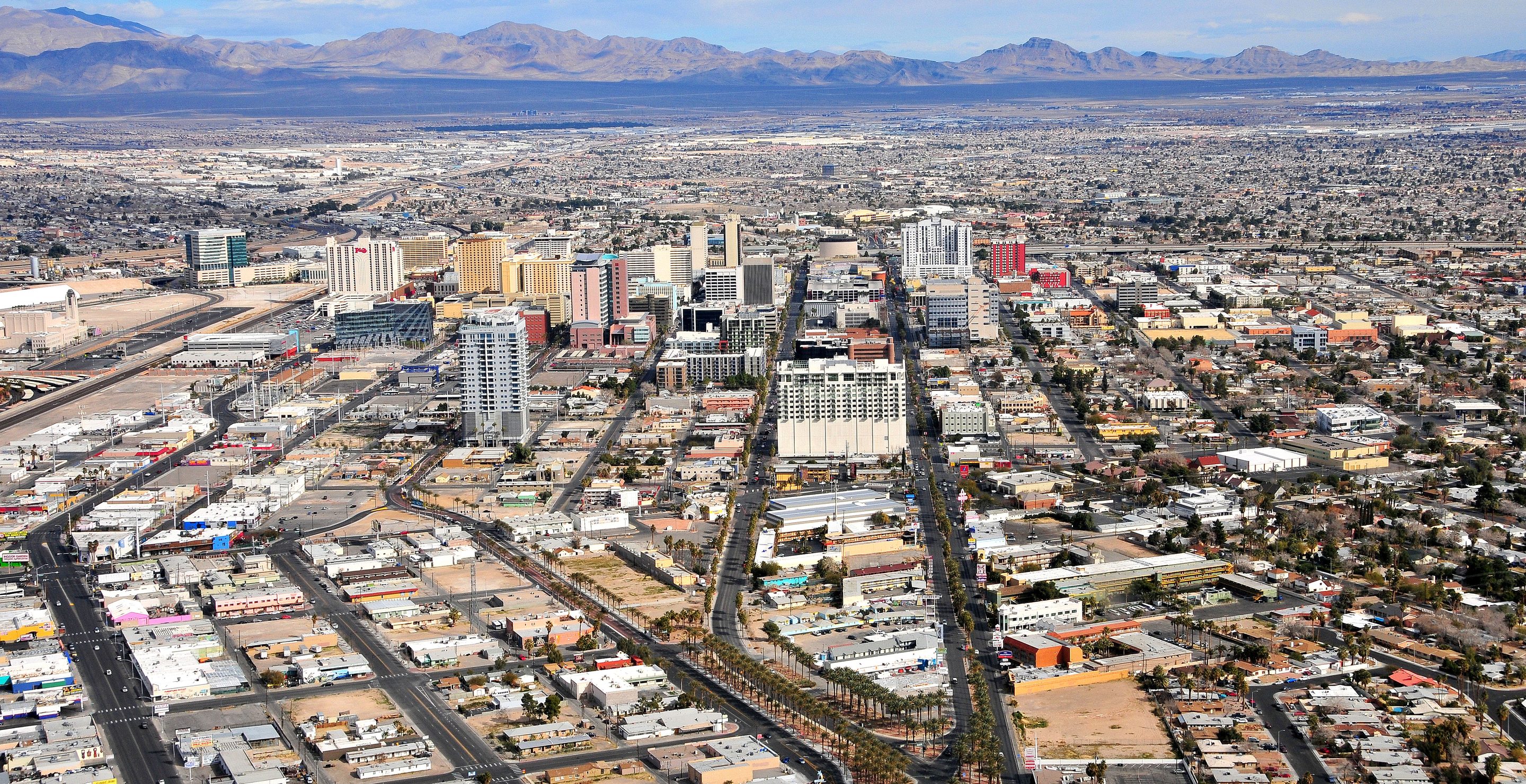 Las Vegas from above