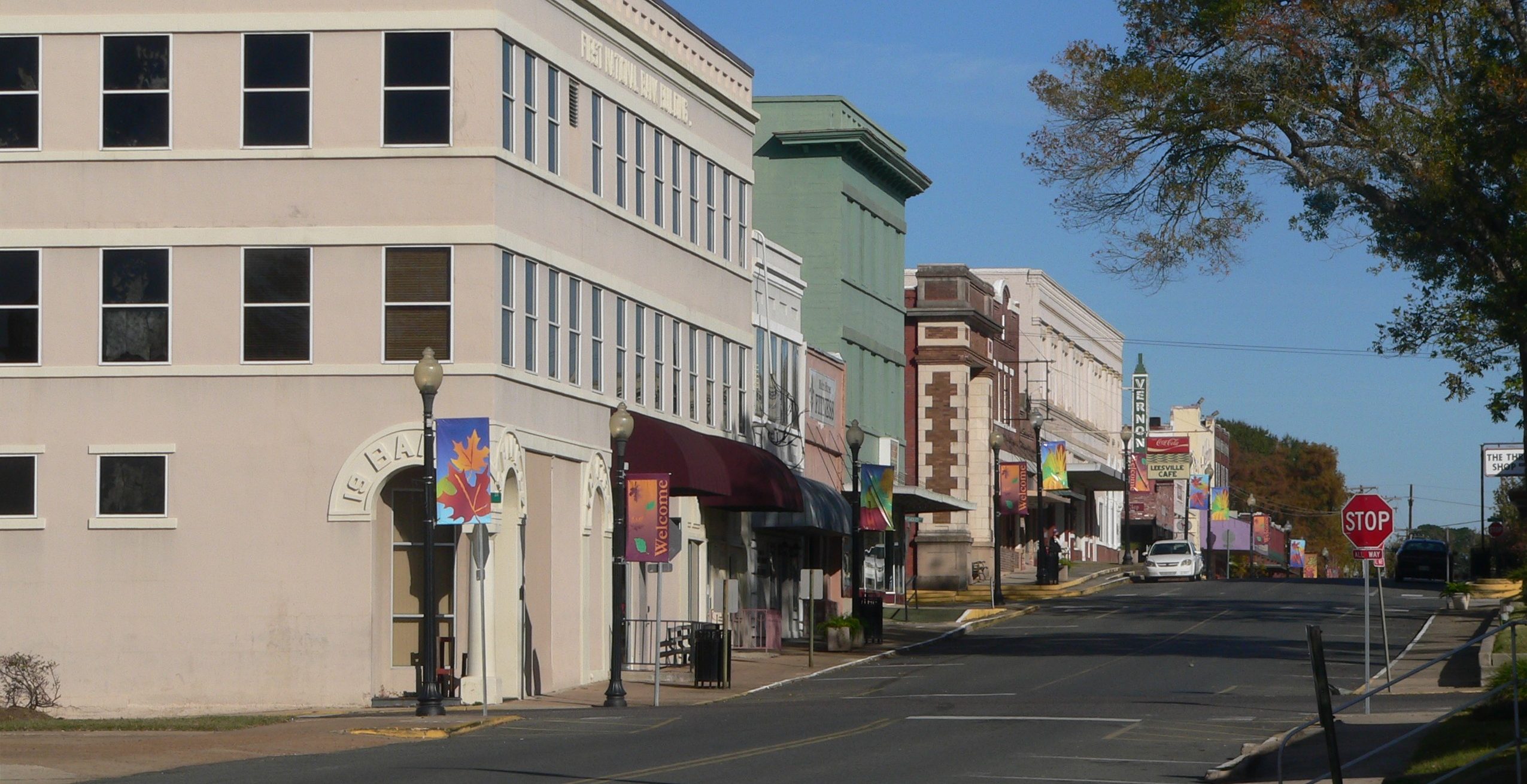 Leesville, LA, 3rd St north from Lula St, W side