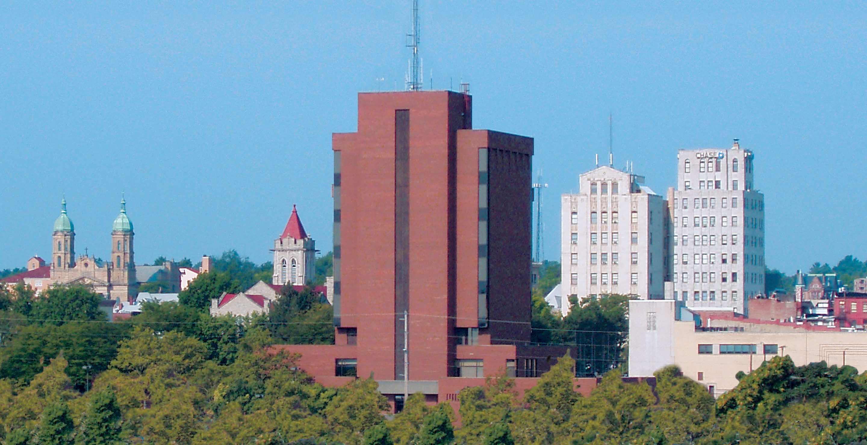 Mansfield skyline