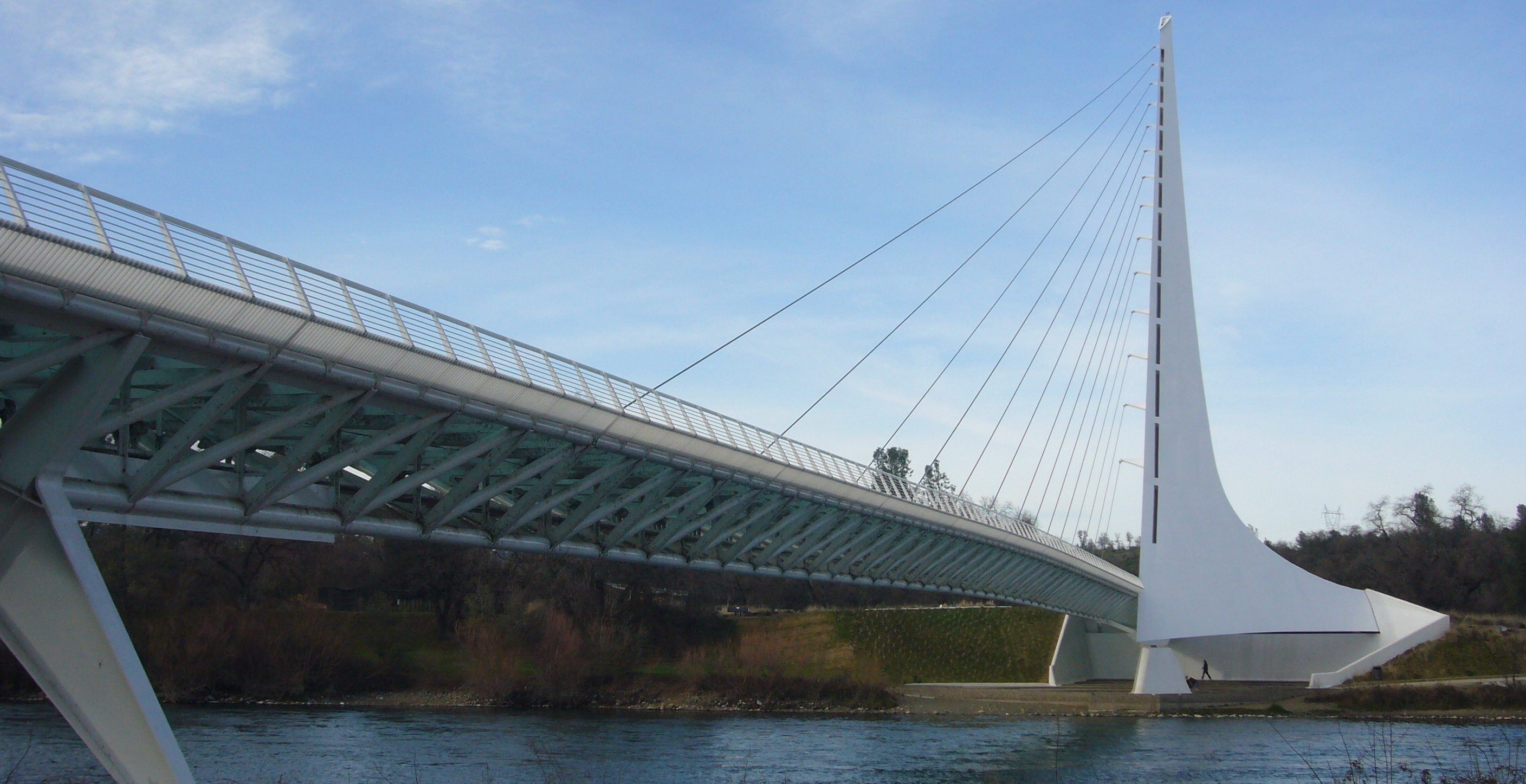 Sundial Bridge at Turtle Bay (cropped)