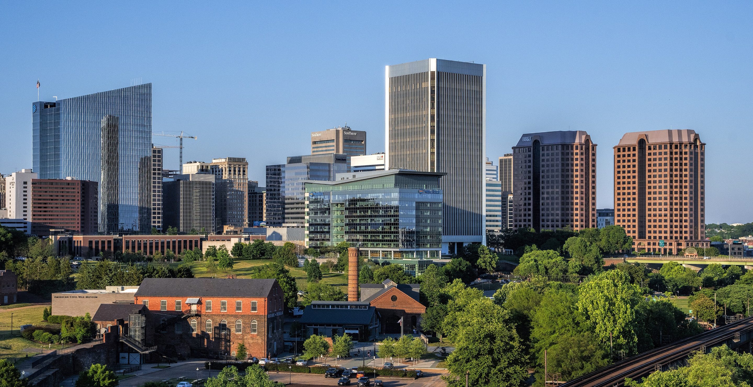 A downtown view of Richmond, VA