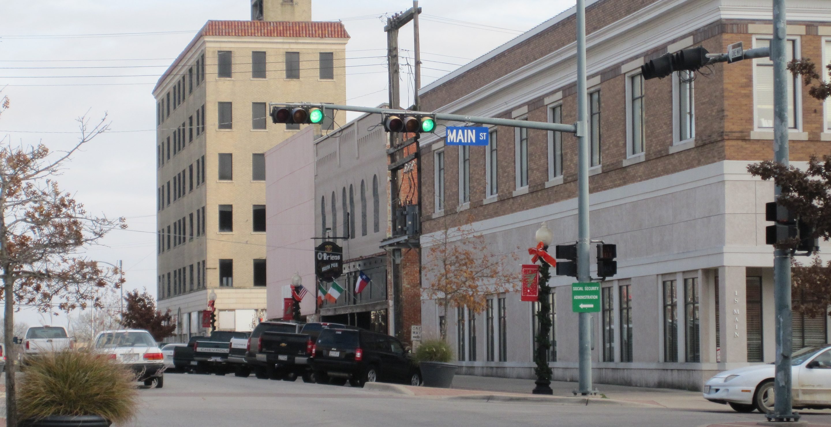 Downtown Temple, TX at Main Street